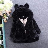 Winter Faux Fur Fleece Coat - BabyBloomPlace