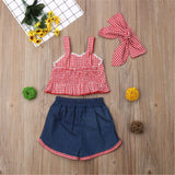 Miss Rose Denim set - BabyBloomPlace