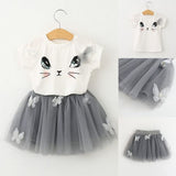 Toddler Kitty Tutu Set - BabyBloomPlace