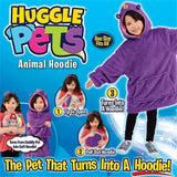 Huggle Pets Dinosaur Hoodie Bathrobe Fleece - BabyBloomPlace