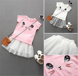 Toddler Kitty Tutu Set - BabyBloomPlace