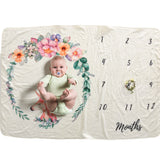 Baby Milestone Blankets - BabyBloomPlace