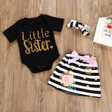 3Pcs Little Sis & Big Sis Set - BabyBloomPlace