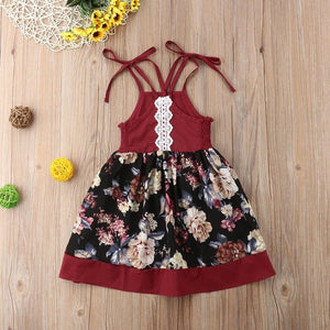 Sweet Party Floral Sundress Outfit - BabyBloomPlace