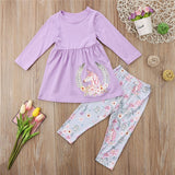 2pc Unicorn Girls Clothing Sets - BabyBloomPlace