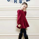 Winter Girls Peplum Dress - BabyBloomPlace