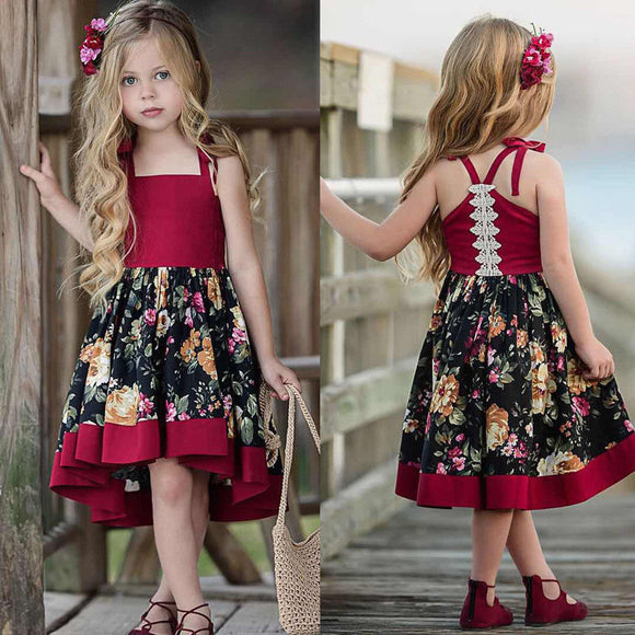 Sweet Party Floral Sundress Outfit - BabyBloomPlace