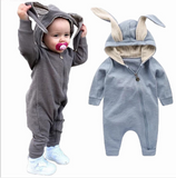 Bunny Bun Rompers - BabyBloomPlace