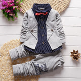 Polka Design Boy Suit - BabyBloomPlace