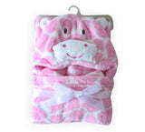 Soft Hooded Animal Baby Bathrobe Towel - BabyBloomPlace