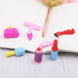 8pcs/set Girl Cosmetics Pencil Erasers - BabyBloomPlace