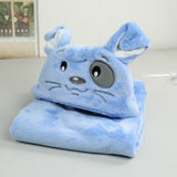 Soft Hooded Animal Baby Bathrobe Towel - BabyBloomPlace