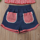 Miss Rose Denim set - BabyBloomPlace