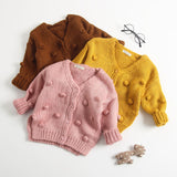 Girl Fall Sweater Jacket - BabyBloomPlace