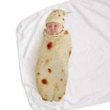 Tortilla Baby Swaddle Blanket and Wrap Hat - BabyBloomPlace