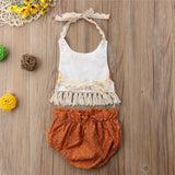 Summer Sunflower Tassel 2pc Outfit - BabyBloomPlace