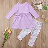 2pc Unicorn Girls Clothing Sets - BabyBloomPlace