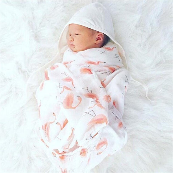 Muslin Baby Blanket Swaddle Wrap - BabyBloomPlace