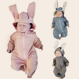 Bunny Bun Rompers - BabyBloomPlace