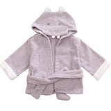 Crown Baby Hooded Bathrobe Blanket - BabyBloomPlace