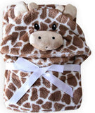 Soft Hooded Animal Baby Bathrobe Towel - BabyBloomPlace