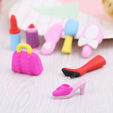 8pcs/set Girl Cosmetics Pencil Erasers - BabyBloomPlace