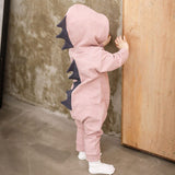 Dinosaur Hooded Romper Jumpsuit - BabyBloomPlace