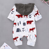 Deer Print Rompers - BabyBloomPlace