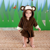 Crown Baby Hooded Bathrobe Blanket - BabyBloomPlace