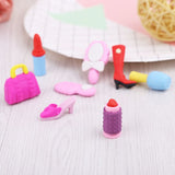 8pcs/set Girl Cosmetics Pencil Erasers - BabyBloomPlace