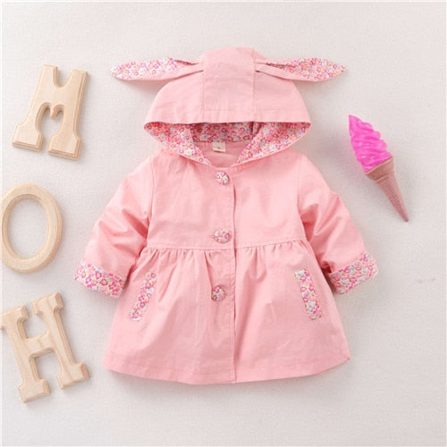 Rabbit Hooded Outwear Coat - BabyBloomPlace