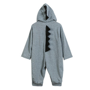 Dinosaur Hooded Romper Jumpsuit - BabyBloomPlace