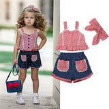 Miss Rose Denim set - BabyBloomPlace