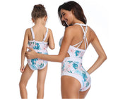 Mommy & Me Patterned One-piece Swimwear - BabyBloomPlace