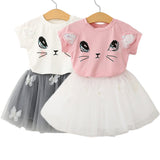 Toddler Kitty Tutu Set - BabyBloomPlace