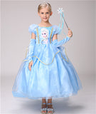 Princess Elsa Snow Dress Costume - BabyBloomPlace