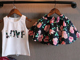 Floral Toddler 'Love' Set - BabyBloomPlace