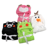 Soft Hooded Animal Baby Bathrobe Towel - BabyBloomPlace