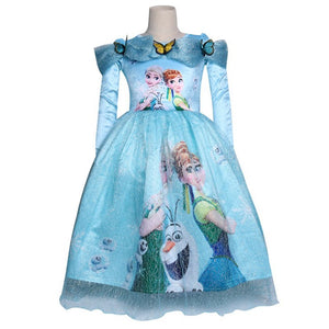 Elsa Snow Queen Butterfly dress - BabyBloomPlace