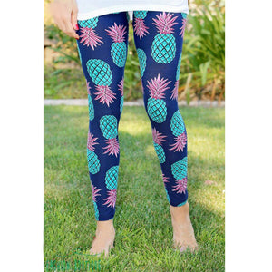 Mommy & Me Pineapple Leggings - BabyBloomPlace