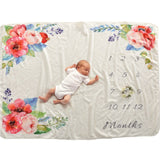 Baby Milestone Blankets - BabyBloomPlace