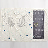 Baby Milestone Blankets - BabyBloomPlace