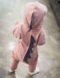 Dinosaur Hooded Romper Jumpsuit - BabyBloomPlace