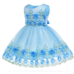 My Flowery lace dress - Party style - BabyBloomPlace