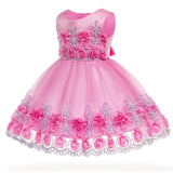 My Flowery lace dress - Party style - BabyBloomPlace