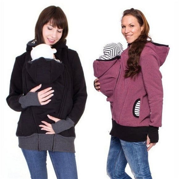 Winter Hooded Jacket with Infant Carrier - BabyBloomPlace