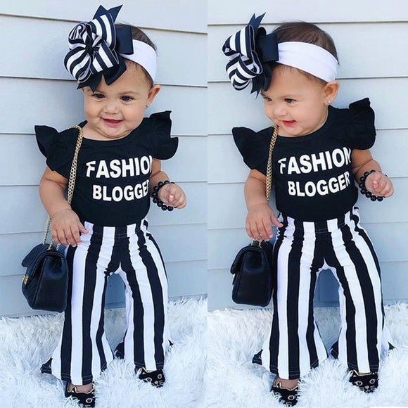 Fashion Blogger 2 Piece Outfit - BabyBloomPlace