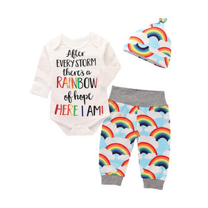 Unisex Rainbow Baby set - BabyBloomPlace