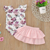 New Styled Floral Ruffles Outfit - BabyBloomPlace