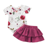 New Styled Floral Ruffles Outfit - BabyBloomPlace